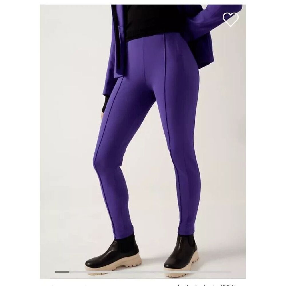 ATHLETA Women's‎ Glacier Snow Skinny Pants SIZE 4 Purple NWT
